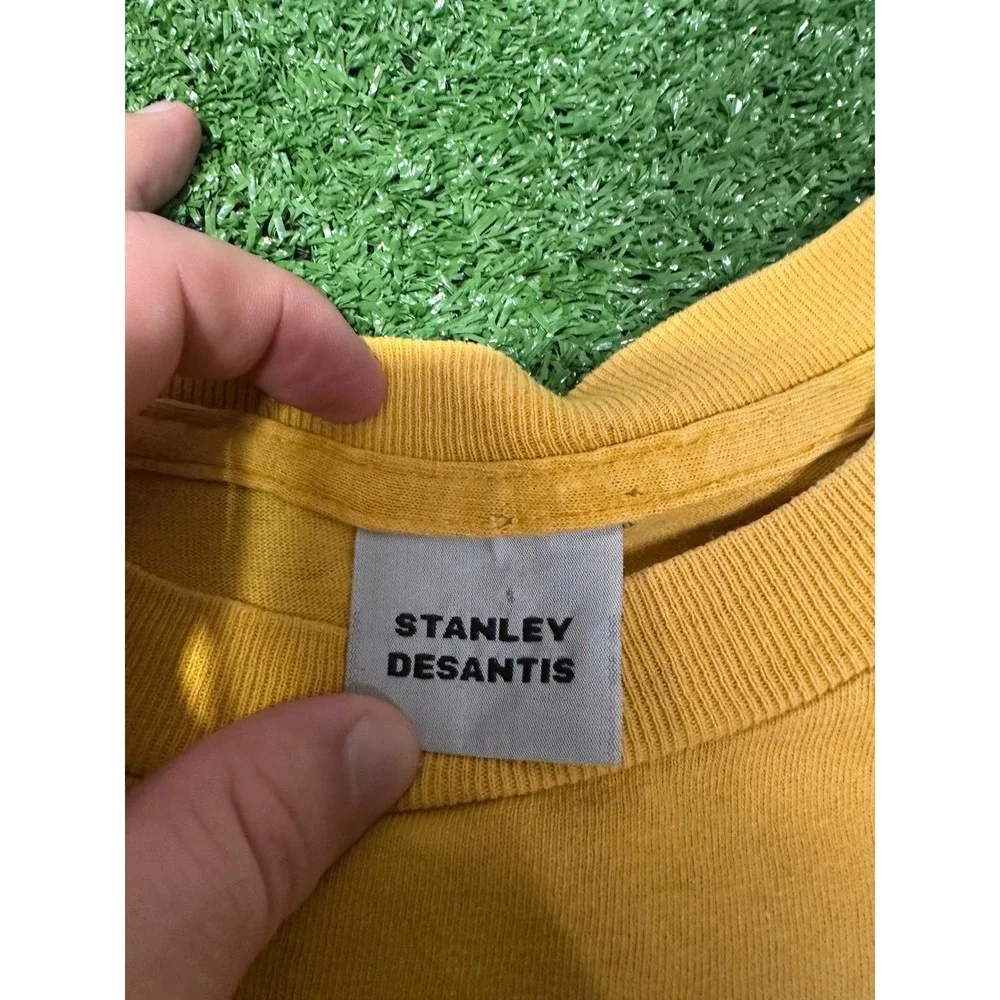 RARE Vintage 90s Scooby-Doo‎ T Shirt Mens Large Yellow Stanley Desantis
